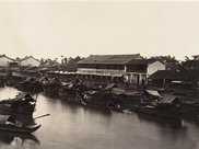 1866年越南胡志明市景象：到處中國人的建築，剛被法國殖民者侵佔