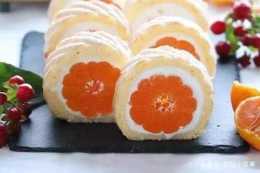學會這個小技巧，日式蜜橘爆汁蛋糕卷你也能做