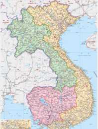 地圖是野心的最好證明,為何越南地圖要將寮國柬埔寨一起划進來?