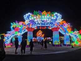 亞特蘭蒂斯豫園燈會"點亮"海棠灣 市民遊客紛紛打卡